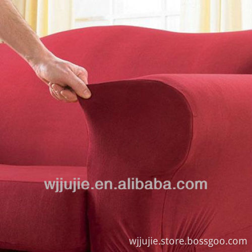 stretch suede knitting sofa cover